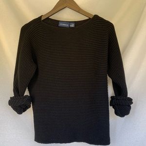 Liz Claiborne / Liz Sport Black Sweater